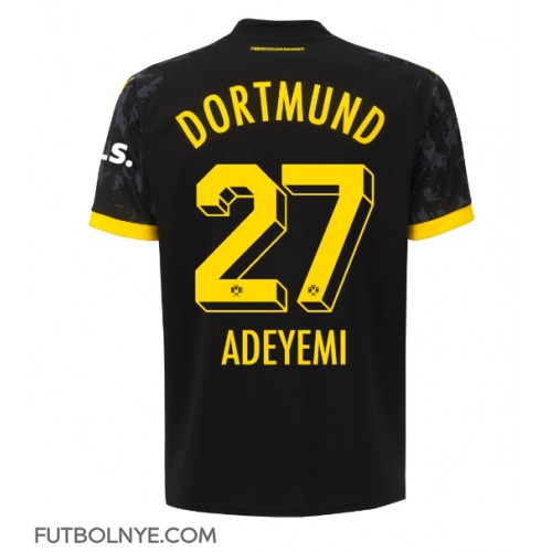 Camiseta Borussia Dortmund Karim Adeyemi #27 Visitante Equipación 2023-24 manga corta